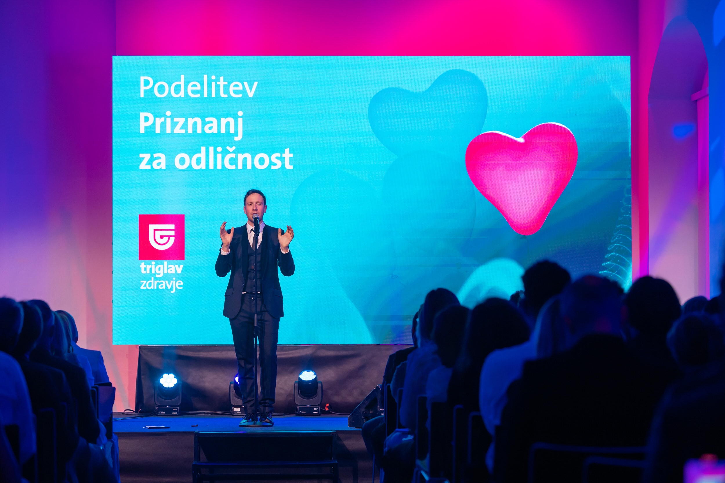 Organizacija podelitve Priznanj za odličnost zavarovalnice Triglav na Ljubljanskem gradu.. Organizacija dogodkov Paideia Events.