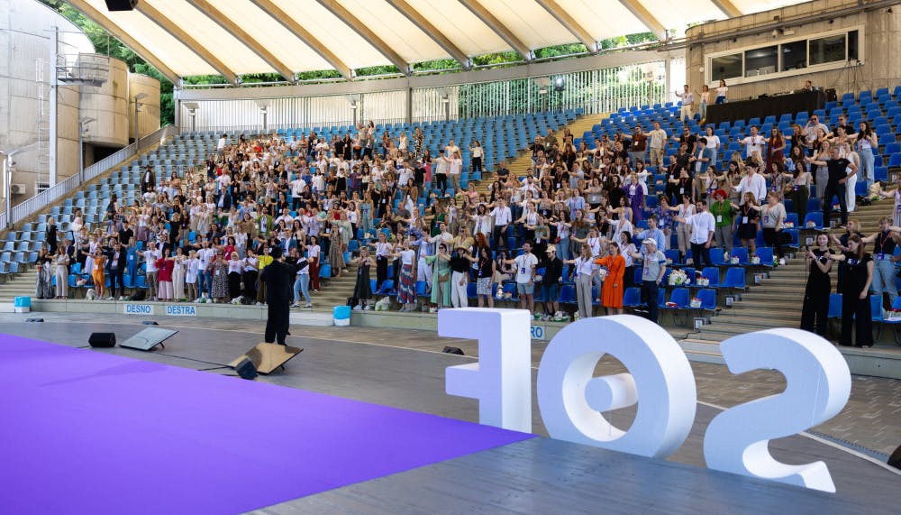 In June 2024, the traditional 33rd edition of SOF took place at the Auditorium in Portorož. This  - 33sof/sof-2024-dan-01-260