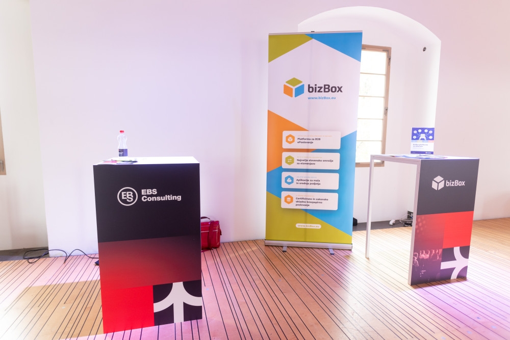 Organizacija konference Business Solution Talks na Ljubljanskem gradu. Korporativni dogodki Paideia Events.